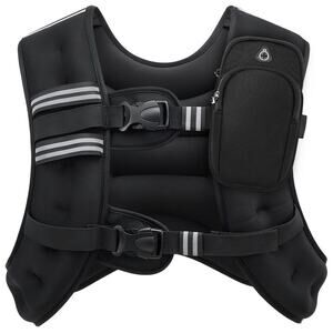 ZELUS Weighted Vest 16lb W/ Reflective Stripe Men Women
